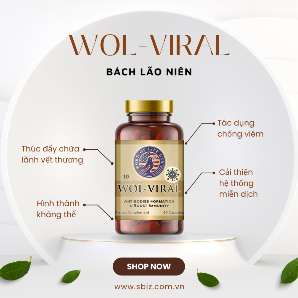 CHĂM SÓC SỨC KHỎE CHỦ ĐỘNG CÙNG SBIZ & BỘ SẢN PHẨM WOL