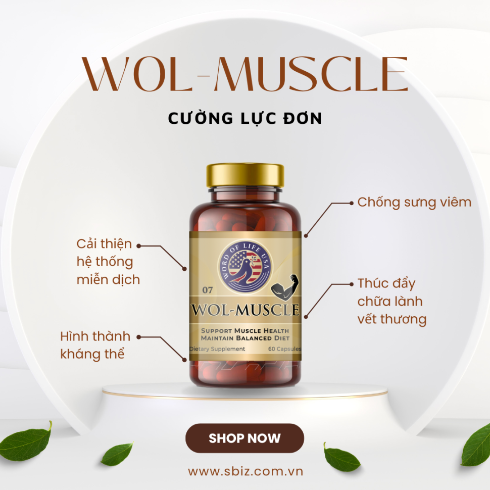 CHĂM SÓC SỨC KHỎE CHỦ ĐỘNG CÙNG SBIZ & BỘ SẢN PHẨM WOL