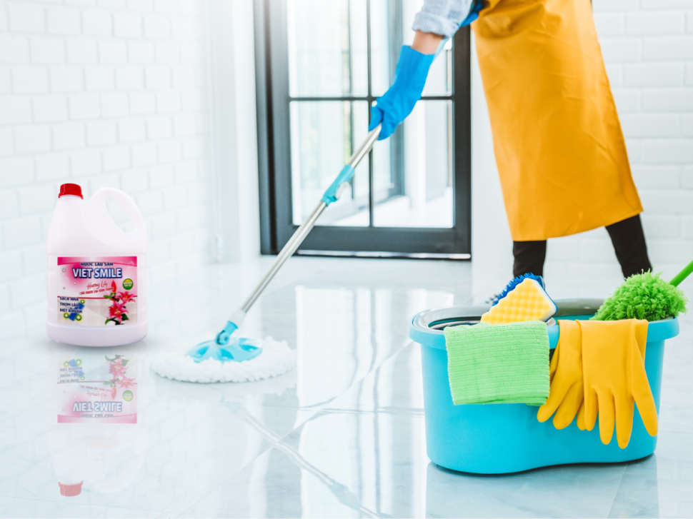 Nước Lau Sàn Vietsmile Hương Hoa Ly – Sạch Như Mới, Thơm Tinh Tế