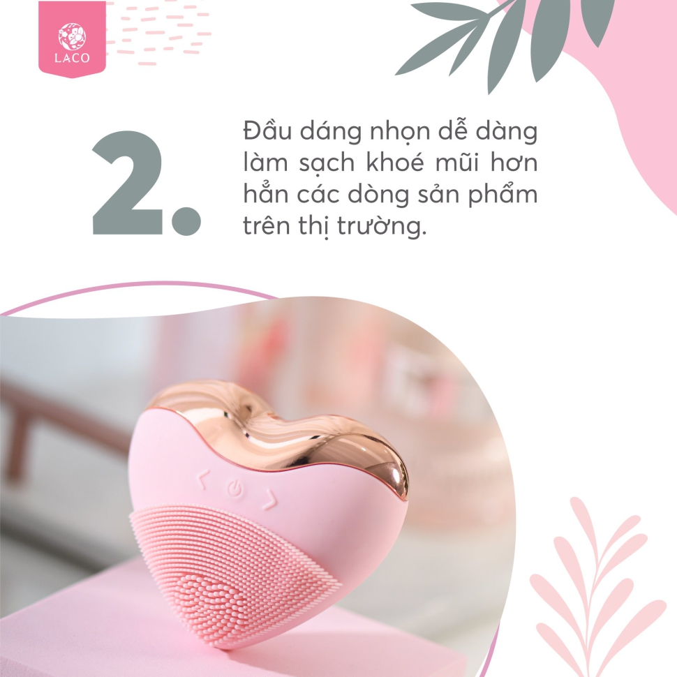 Máy Rửa Mặt Laco Luxury - Làm sạch sâu và Massage nâng cơ mặt