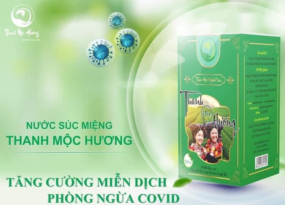 Nước súc miệng thanh mộc hương – Hết sâu răng, hôi miệng, ê buốt răng