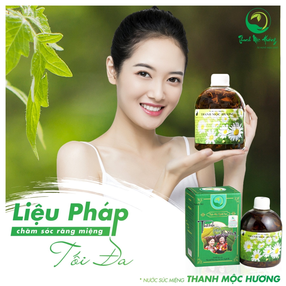 Nước súc miệng thanh mộc hương – Hết sâu răng, hôi miệng, ê buốt răng