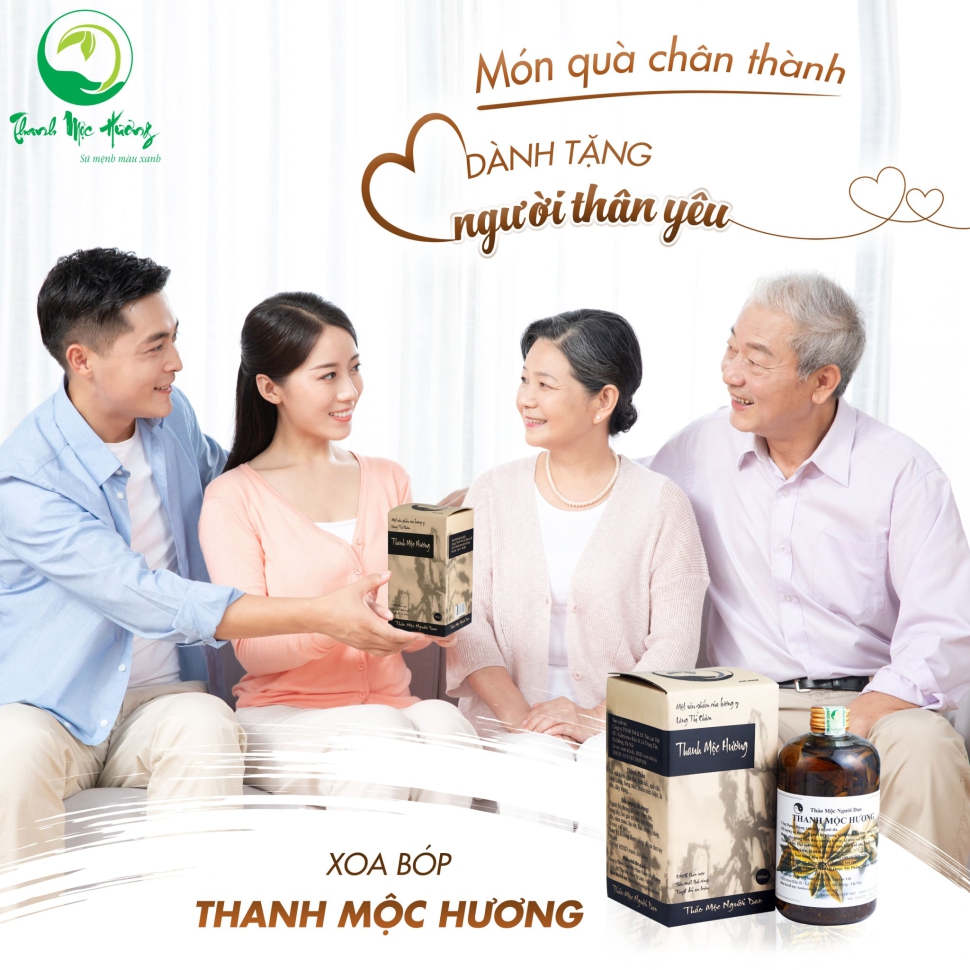 Rượu Xóa Bóp Xương Khớp Thanh Mộc Hương