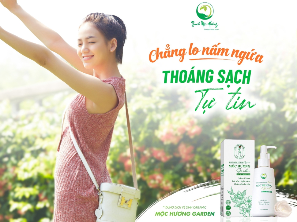 Dung dịch vệ sinh Mộc Hương garden - An toàn cho mẹ bầu