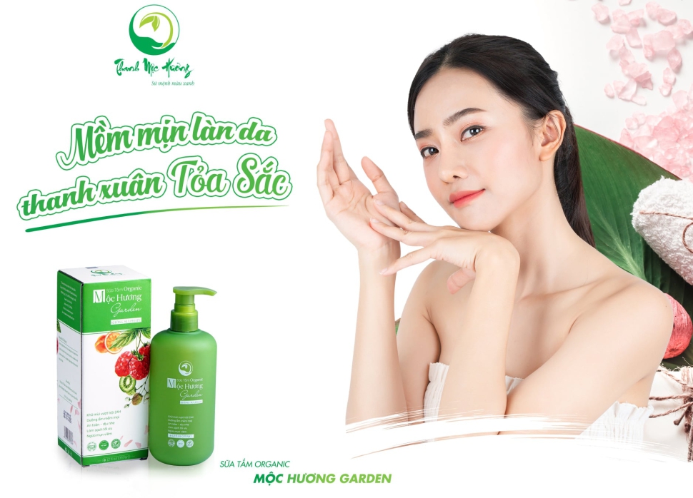 Sữa tắm mộc hương garder -Làm sạch da, dưỡng ẩm giúp da mịn màng