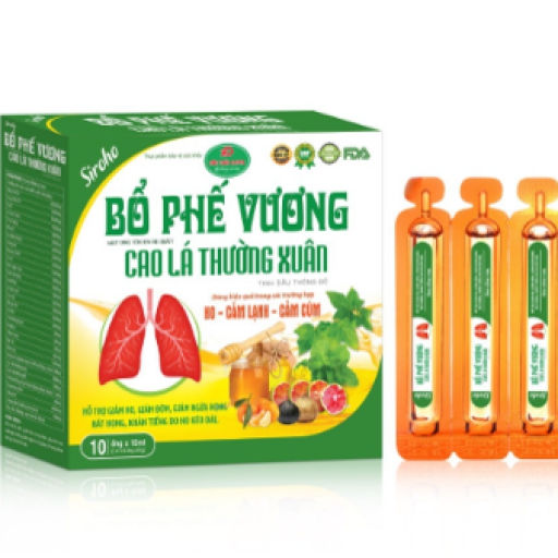 SIROHO BỔ PHẾ VƯƠNG MẬT ONG TỎI ĐEN HẸ QUẤT CAO LÁ THƯỜNG XUÂN TINH