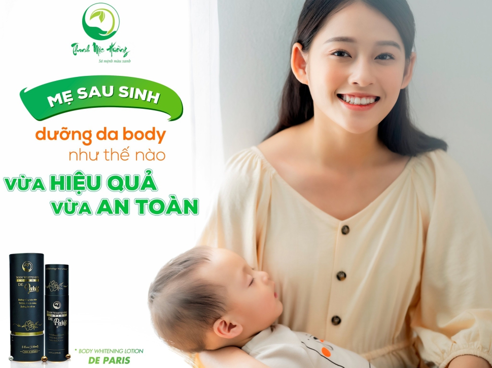 Kem dưỡng trắng body paris của thanh mộc hương