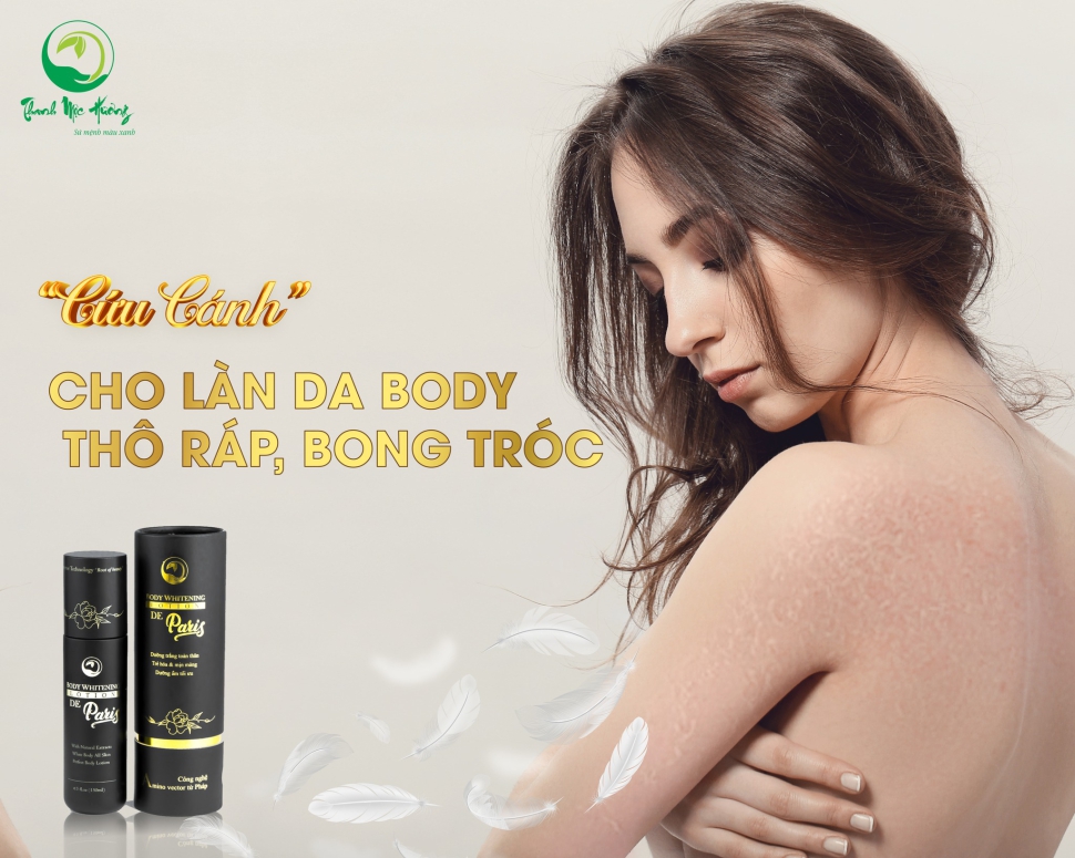 Kem dưỡng trắng body paris của thanh mộc hương
