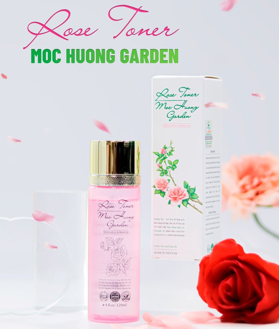Toner Mộc Hương Garden thanh mộc hương - Dưỡng ẩm se khít lỗ chân lông