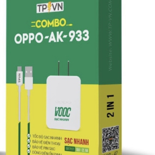Combo Bộ Sạc Oppo Ak 93 Củ Nhỏ