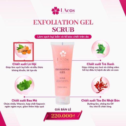 Gel Tẩy Tế Bào Chết Cho Da Nhạy Cảm LAcos – Exfoliati - Thu Ngân shop