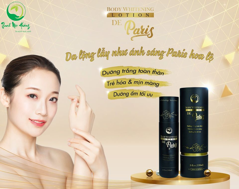 Kem dưỡng trắng body paris của thanh mộc hương