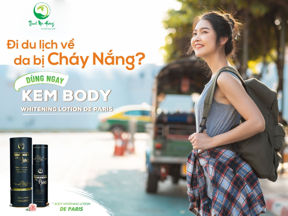 Kem dưỡng trắng body paris của thanh mộc hương