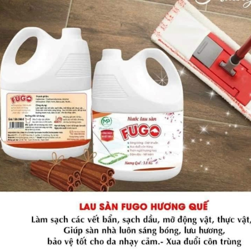 Nước lau sàn FUGO 3.8Kg – hương quế, hương ly