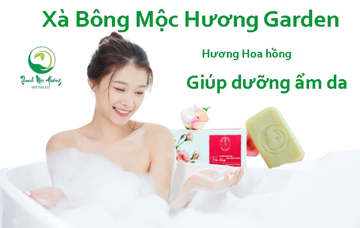 Combo 3 Xà bông dược liệu mộc hương garden - Làm sạch, ngăn ngừa mụn