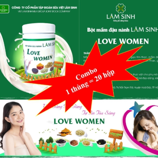 Bột mầm đậu nành live women