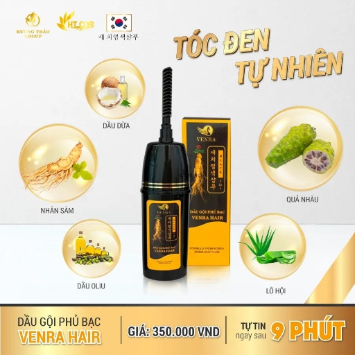 MỸ PHẨM - DẦU GỘI PHỦ BẠC - VENRA HAIR