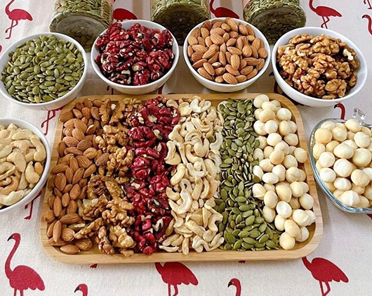 CÁC LOẠI HẠT DINH DƯỠNG SẤY KHÔ 500G CÁC LOẠI HẠT DINH DƯỠNG SẤY KHÔ 500G