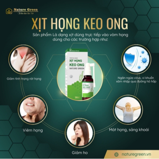 Xịt họng keo ong
