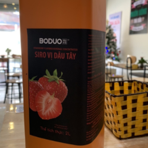 Siro Boduo các vị Đào,Dâu,táo xanh