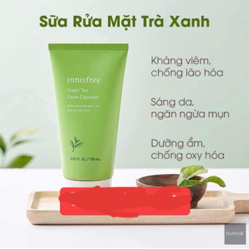 MỸ PHẨM - SỮA RỬA MẶT TRÀ XANH