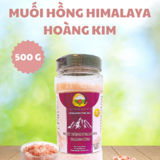 MUỐI HỒNG HIMALAYA HOÀNG KIM (500G/HŨ)