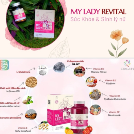 MY LADY REVITAL – NỘI TIẾT TỐ NỮ.