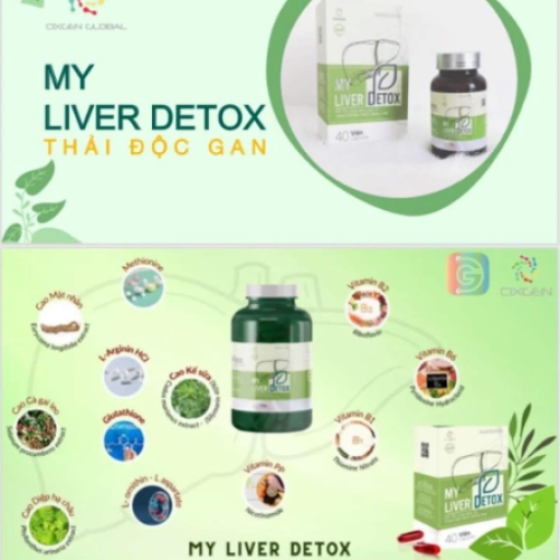 MY LIVER DETOX - HỖ TRỢ THẢI ĐỘC GAN