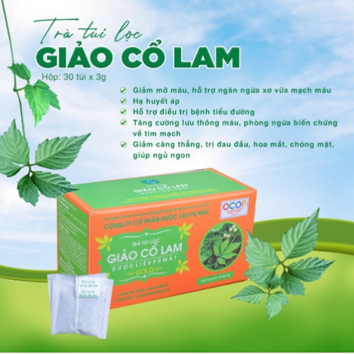 GIẢO CỔ LAM PÙ MÁT -TRÀ DƯỢC LIỆU TÚI LỌC - Thu Ngân