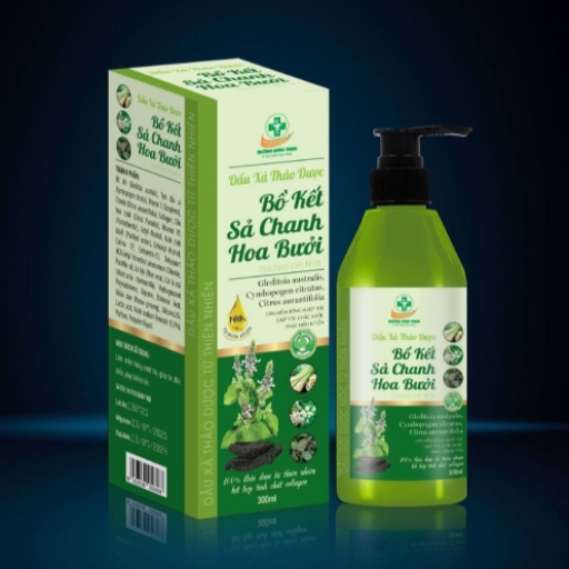 Dầu xả thảo dược Bồ kết Sả chanh Hoa bưởi