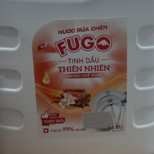 Nước rửa chén Fugo hương quế vàng 9.5KG