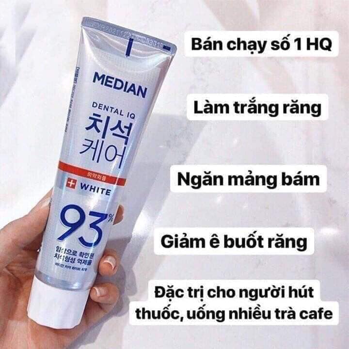 Kem đánh răng MEDIAN Dental IQ 93% Hàn Quốc 120g