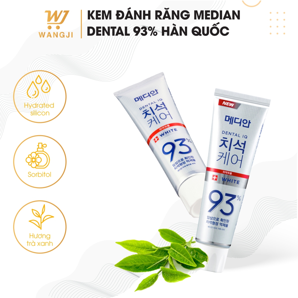 Kem đánh răng MEDIAN Dental IQ 93% Hàn Quốc 120g