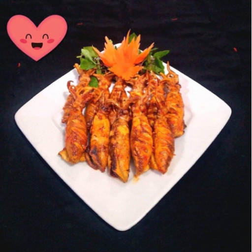 Mực trứng nướng muối ớt