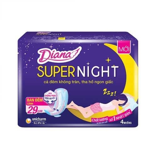 Băng vệ sinh Diana night 29cm