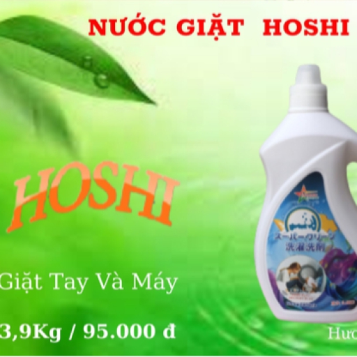 Nước giặt Hoshi Trắng 3.9KG