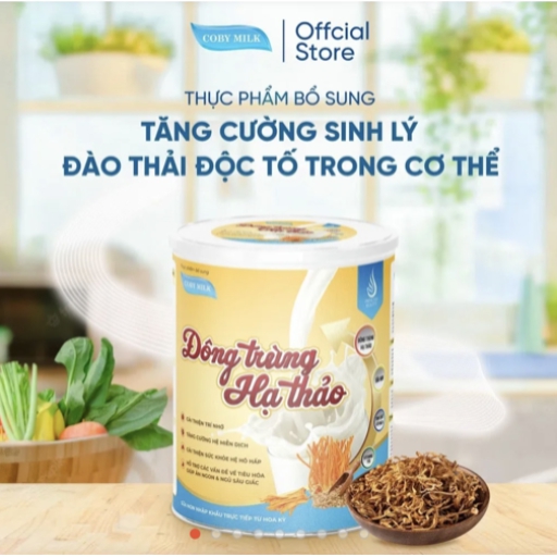 Hàng chính hãng - Sữa Coby Milk Đông Trùng Hạ Thảo