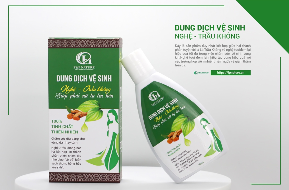 DUNG DỊCH VỆ SINH NGHỆ – TRẦU KHÔNG F&P (150ML)