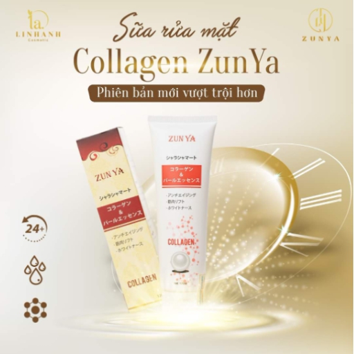 Sữa rửa mặt Zunya collagen