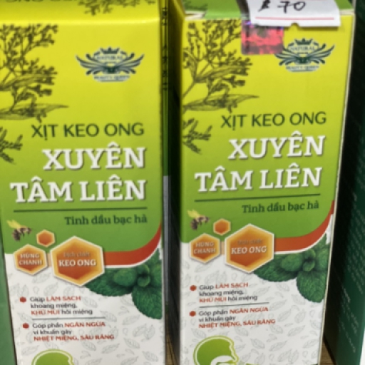 Xịt keo ong Xuyên Tâm Liên ngăn ngừa vi khuẩn trong họng