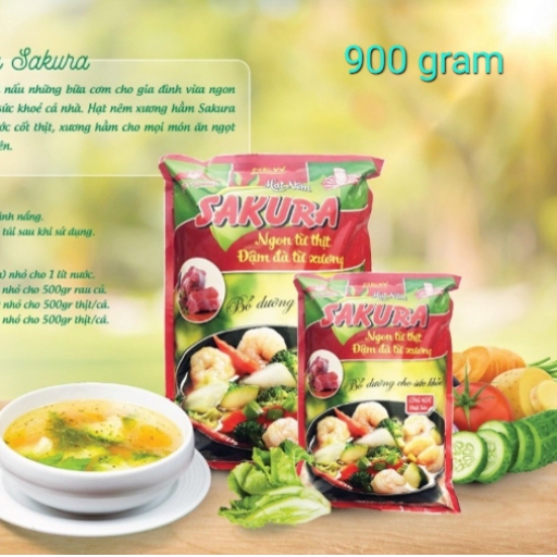 Hạt nêm SAKURA loại 900gr- Nguyễn Hương