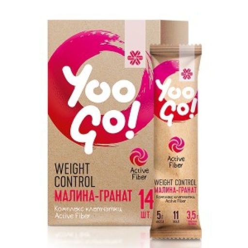 YOO GO WEIGHT CONTROL DRINK MIX RASPBERRY & POMEGRANATE