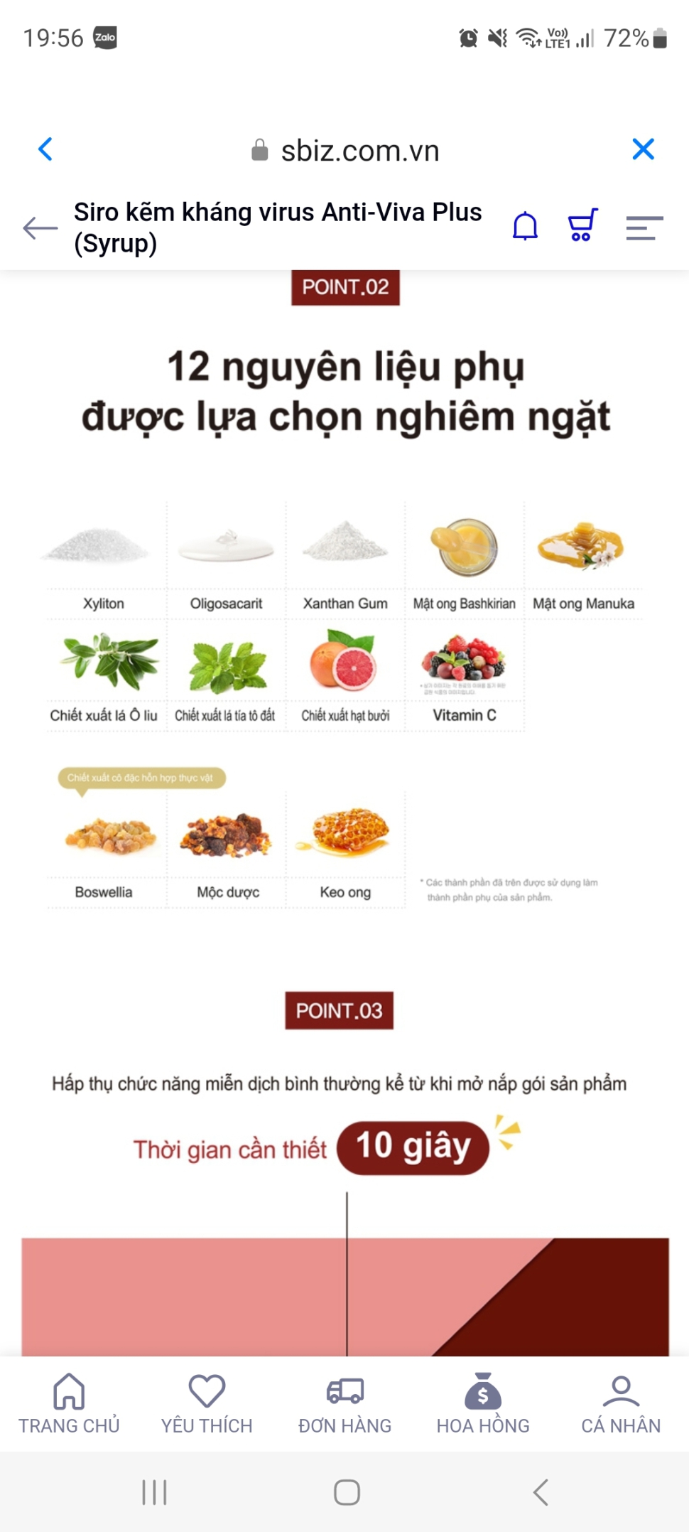 SIRO KẼM KHÁNG VIRUS ANTI-VIVA PLUS - TẠ MINH THÚY