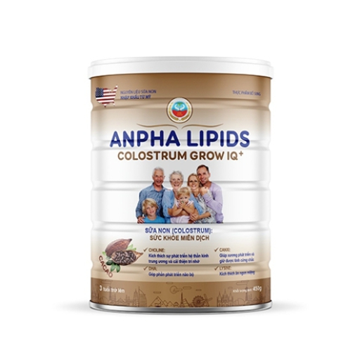 Sữa non Anpha lipids Colostrum IQ 450g- Shop Sơn Tâm