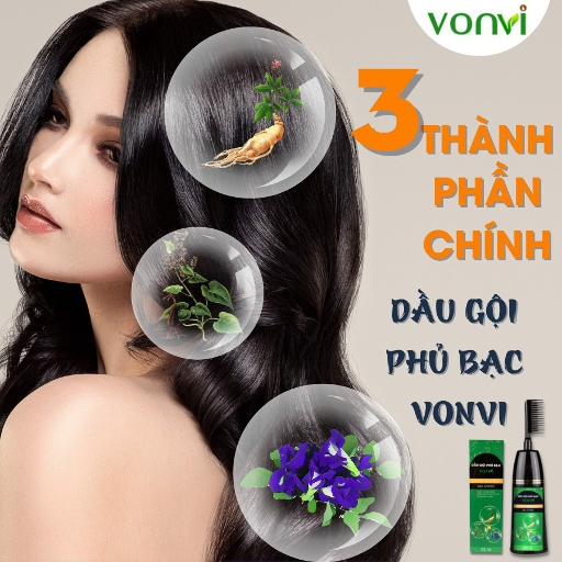 DẦU GỘI PHỦ BẠC VONVI - HUYỀN TRANG