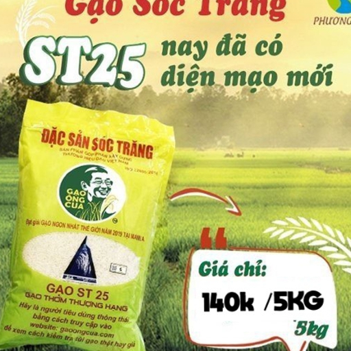 Đặc Sản Sóc Trăng Gạo ST25 VINH VTV ( Gạo Ông Cua )