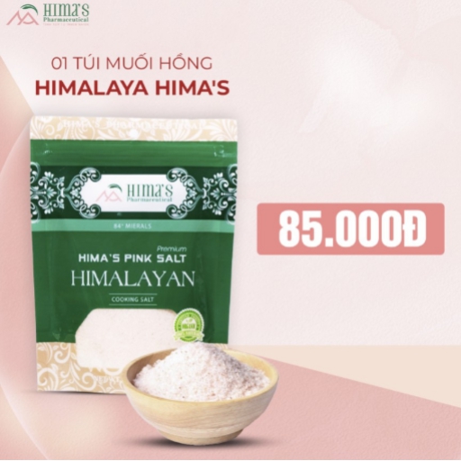 1 TÚI MUỐI HỒNG HIMALYA HIMA'S MỊN / HẠT 500GR S-Store