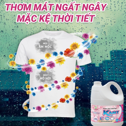 TDTM - Nước giặt sinh học Kamy (Thùng 4 can)