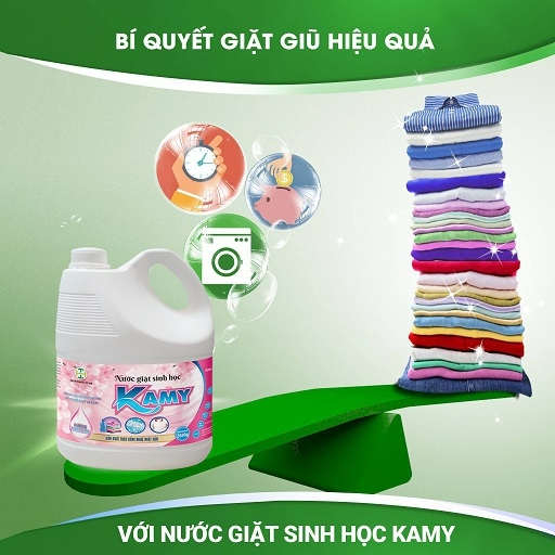 TDTM - Nước giặt sinh học Kamy (thùng 4 can)