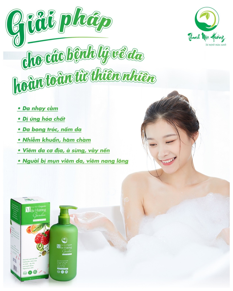Sữa tắm mộc hương garder -Làm sạch da, dưỡng ẩm da